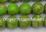 CDE2072 15.5 inches 16mm round dyed sea sediment jasper beads