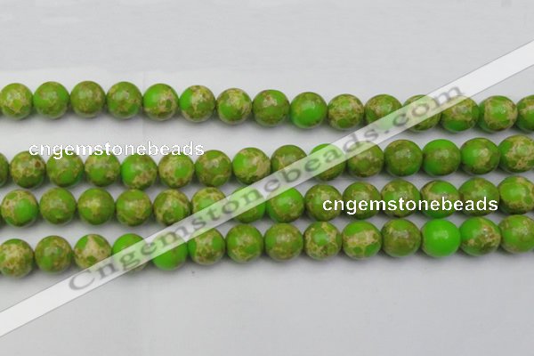 CDE2072 15.5 inches 16mm round dyed sea sediment jasper beads