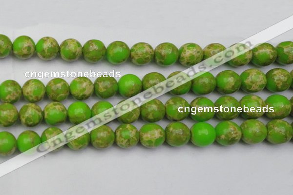 CDE2073 15.5 inches 18mm round dyed sea sediment jasper beads