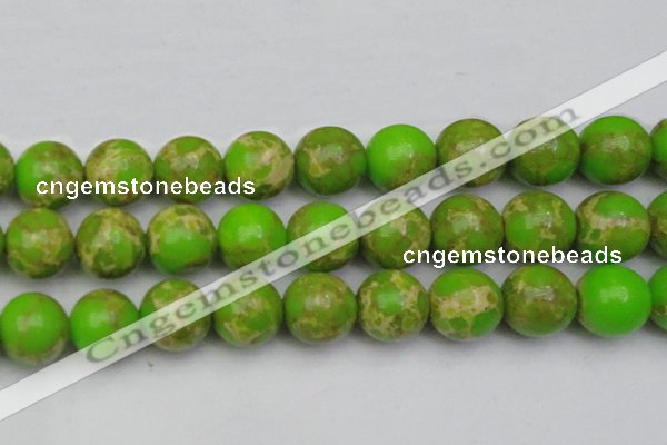 CDE2076 15.5 inches 24mm round dyed sea sediment jasper beads