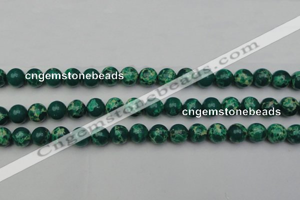 CDE2081 15.5 inches 12mm round dyed sea sediment jasper beads