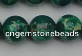 CDE2085 15.5 inches 20mm round dyed sea sediment jasper beads