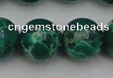 CDE2086 15.5 inches 22mm round dyed sea sediment jasper beads