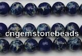 CDE2089 15.5 inches 6mm round dyed sea sediment jasper beads