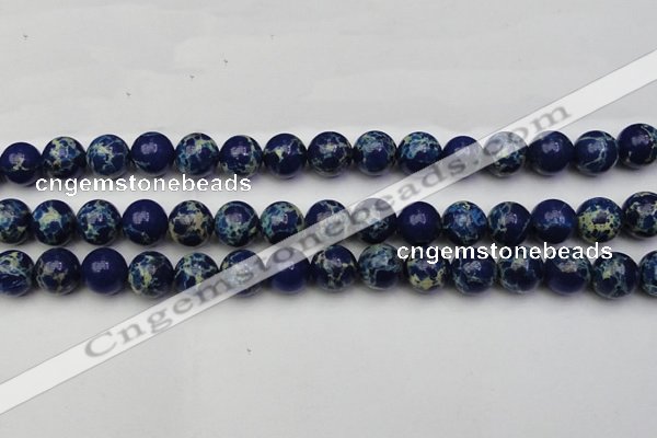 CDE2092 15.5 inches 12mm round dyed sea sediment jasper beads