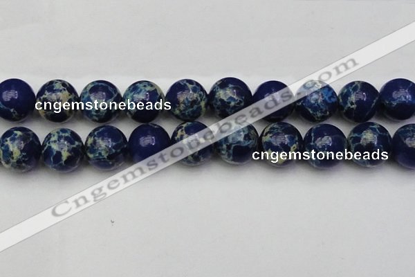 CDE2098 15.5 inches 24mm round dyed sea sediment jasper beads