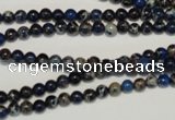 CDE220 15.5 inches 4mm round dyed sea sediment jasper beads