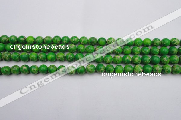 CDE2221 15.5 inches 6mm round dyed sea sediment jasper beads