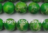 CDE2224 15.5 inches 12mm round dyed sea sediment jasper beads