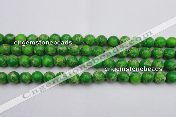 CDE2224 15.5 inches 12mm round dyed sea sediment jasper beads