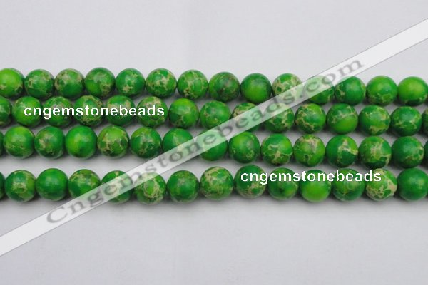 CDE2225 15.5 inches 14mm round dyed sea sediment jasper beads
