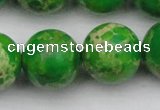 CDE2228 15.5 inches 20mm round dyed sea sediment jasper beads