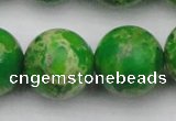 CDE2229 15.5 inches 22mm round dyed sea sediment jasper beads