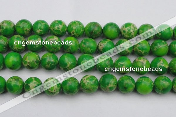 CDE2229 15.5 inches 22mm round dyed sea sediment jasper beads