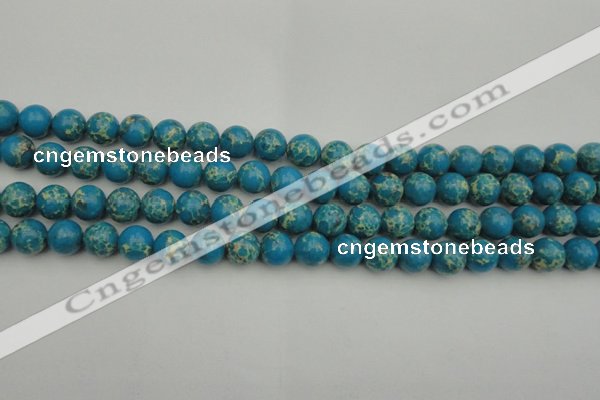 CDE2233 15.5 inches 8mm round dyed sea sediment jasper beads