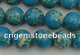 CDE2234 15.5 inches 10mm round dyed sea sediment jasper beads