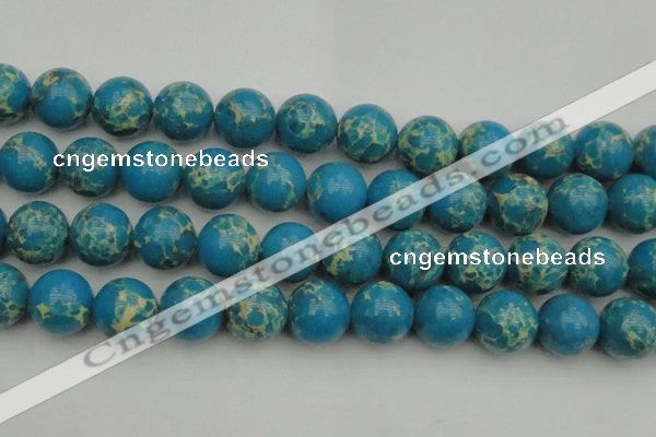 CDE2239 15.5 inches 20mm round dyed sea sediment jasper beads