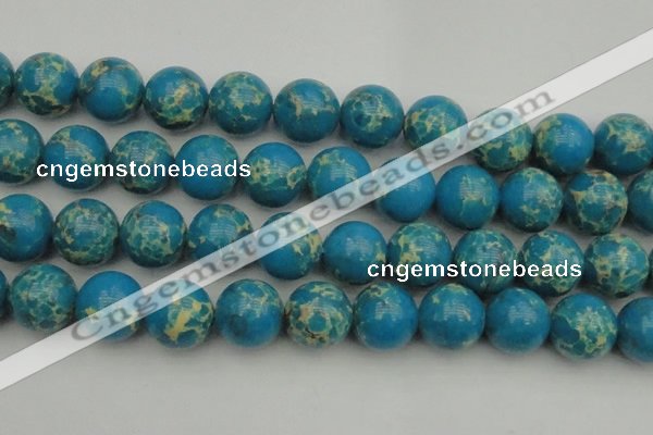 CDE2240 15.5 inches 22mm round dyed sea sediment jasper beads