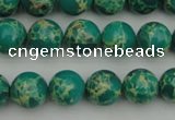 CDE2243 15.5 inches 6mm round dyed sea sediment jasper beads