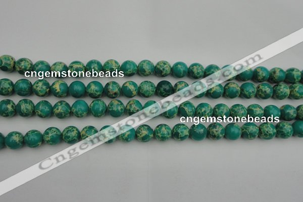 CDE2244 15.5 inches 8mm round dyed sea sediment jasper beads