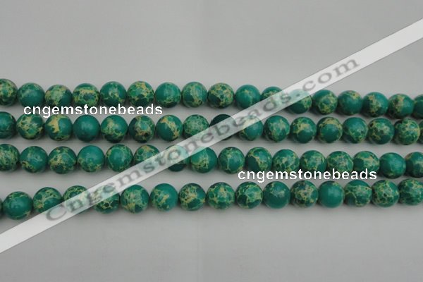 CDE2245 15.5 inches 10mm round dyed sea sediment jasper beads