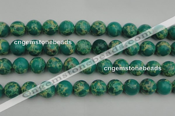 CDE2249 15.5 inches 18mm round dyed sea sediment jasper beads