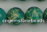 CDE2250 15.5 inches 20mm round dyed sea sediment jasper beads