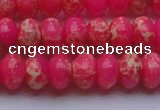 CDE2613 15.5 inches 13*18mm rondelle dyed sea sediment jasper beads