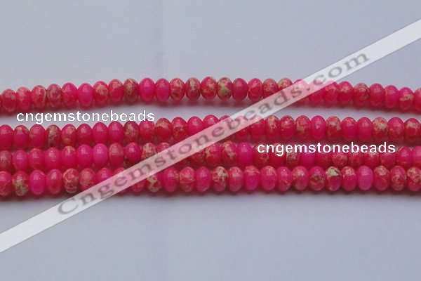 CDE2613 15.5 inches 13*18mm rondelle dyed sea sediment jasper beads