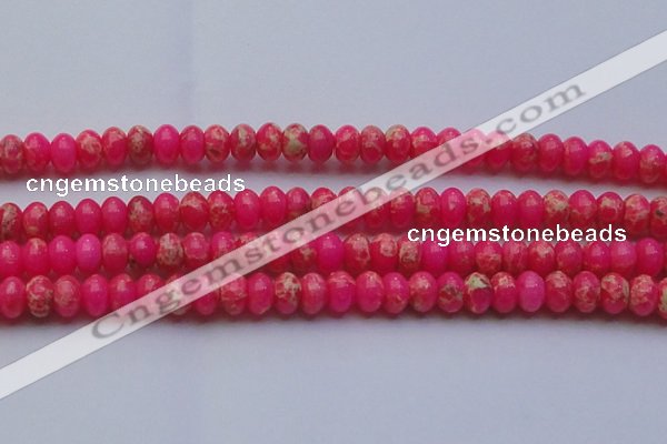 CDE2614 15.5 inches 15*20mm rondelle dyed sea sediment jasper beads