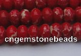 CDE2620 15.5 inches 12*16mm rondelle dyed sea sediment jasper beads