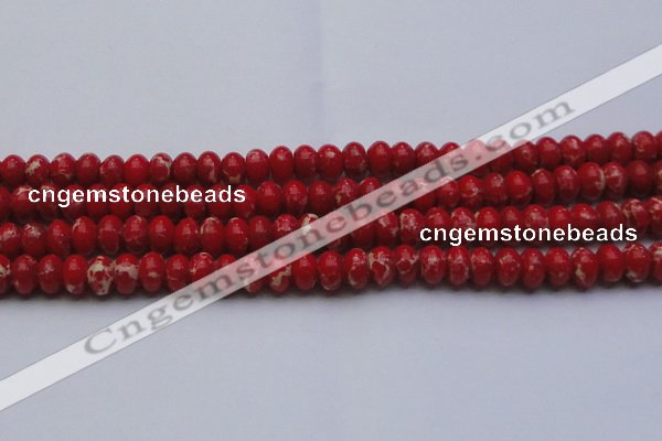 CDE2621 15.5 inches 13*18mm rondelle dyed sea sediment jasper beads