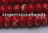 CDE2622 15.5 inches 15*20mm rondelle dyed sea sediment jasper beads