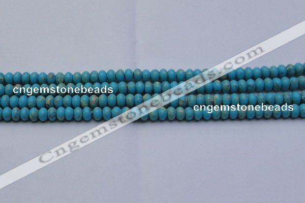 CDE2640 15.5 inches 5*8mm rondelle dyed sea sediment jasper beads