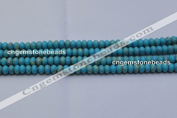 CDE2642 15.5 inches 8*12mm rondelle dyed sea sediment jasper beads