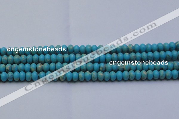 CDE2643 15.5 inches 10*14mm rondelle dyed sea sediment jasper beads
