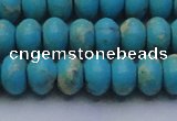 CDE2645 15.5 inches 13*18mm rondelle dyed sea sediment jasper beads