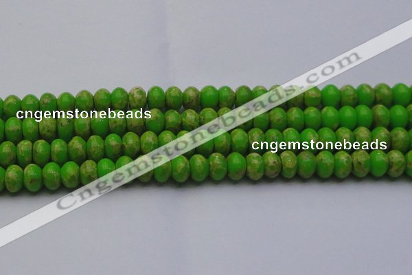 CDE2662 15.5 inches 15*20mm rondelle dyed sea sediment jasper beads