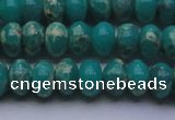 CDE2668 15.5 inches 12*16mm rondelle dyed sea sediment jasper beads