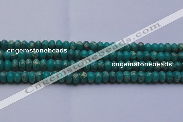 CDE2670 15.5 inches 15*20mm rondelle dyed sea sediment jasper beads