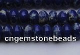 CDE2682 15.5 inches 8*12mm rondelle dyed sea sediment jasper beads