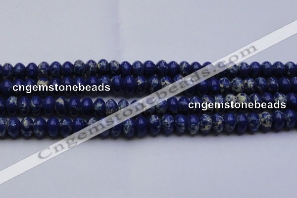 CDE2686 15.5 inches 15*20mm rondelle dyed sea sediment jasper beads