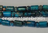 CDE288 3*6mm rondelle & 6*9mm tube dyed sea sediment jasper beads