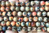 CDE3249 15 inches 8mm round sea sediment jasper beads wholesale