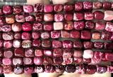 CDE3904 15 inches 5*7mm nuggets sea sediment jasper beads