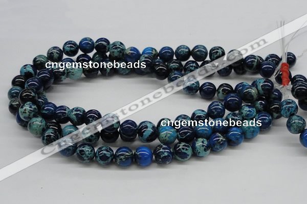 CDE45 15.5 inches 12mm round dyed sea sediment jasper beads wholesale