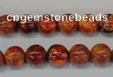 CDE493 15.5 inches 10mm round dyed sea sediment jasper beads