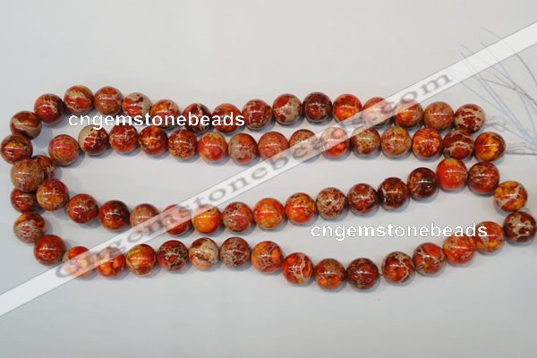 CDE494 15.5 inches 12mm round dyed sea sediment jasper beads