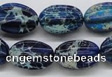 CDE61 15.5 inches 16*23mm star fruit shaped dyed sea sediment jasper beads
