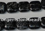 CDE692 15.5 inches 14*14mm square dyed sea sediment jasper beads